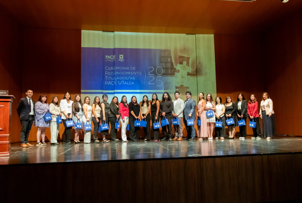 UTalca reconoce a 63 titulados y tituladas PACE 2025