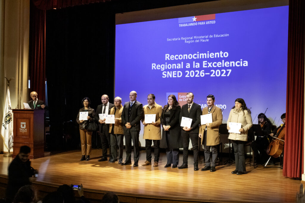 22 establecimientos vinculados a la Universidad de Talca obtienen reconocimiento regional a la excelencia educativa